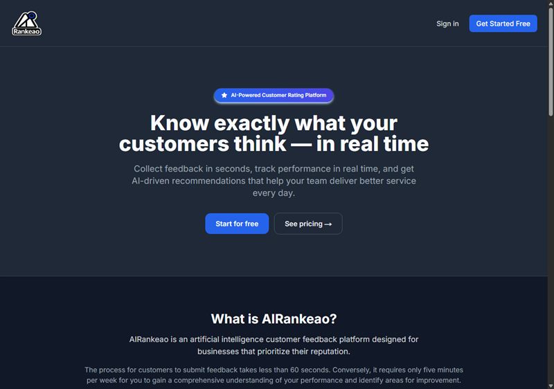 AIRankeao website