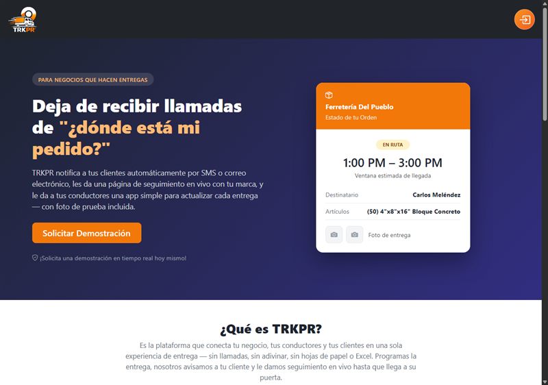 TRKPR website